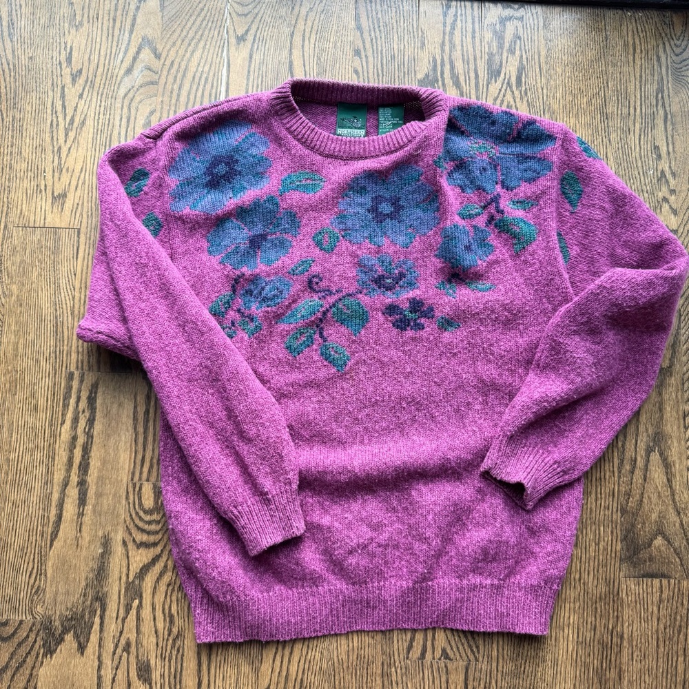 Northern Reflections Vintage Retro Sweater Cotton Wool Blend Size M